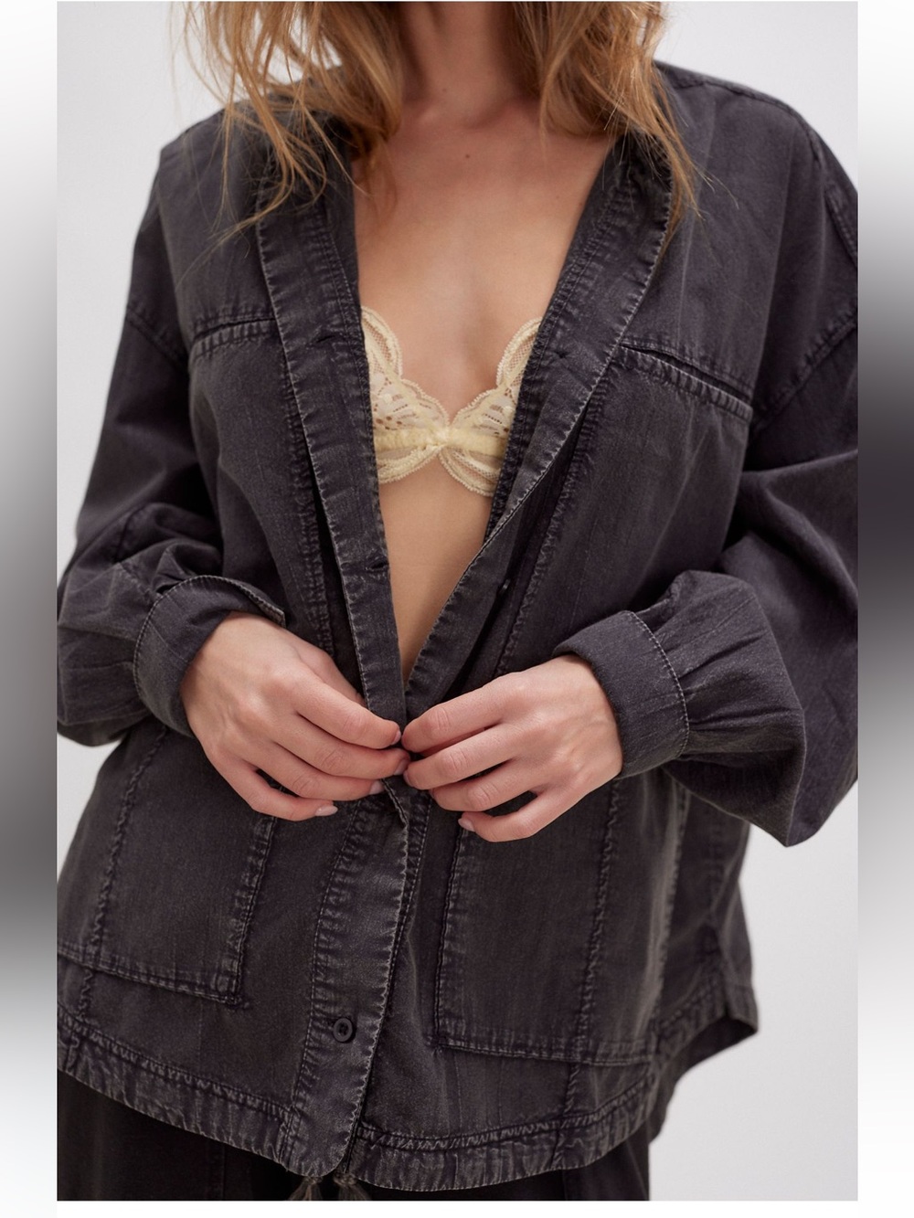 Free People Golden Hour House Shirt - Picture 3 of 12